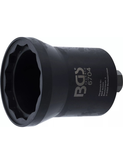 Cheie tubulara 95 mm in 12 colţuri pentru piuliţe de axa autocamioane Mercedes-Benz, BGS 6704