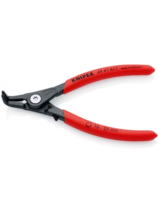 Cleste pentru inele de siguranta de exterior Ø 10 – 25 mm, lungime 130 mm, Knipex 4941A11