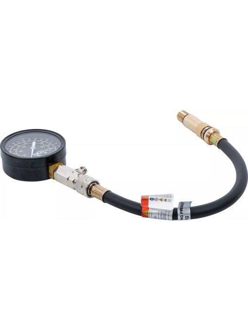 Compresmetru benzina cu adaptoare pentru filet M14 + M18, BGS 8005
