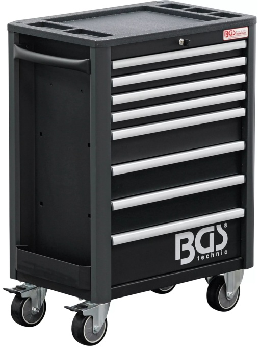 Dulap de scule Workshop Troley PRO cu 8 sertare fara echipare, dimensiuni 103x73x48cm, BGS 4111