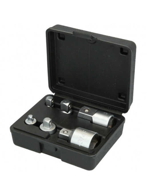 Set adaptoare, 6 piese, 1/4" + 3/8" + 1/2" + 3/4", Brilliant Tools BT024006