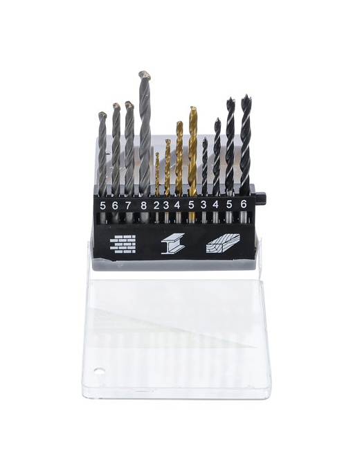 Set burghie combinate, 2 - 8 mm, 12 piese, BGS DIY 50812