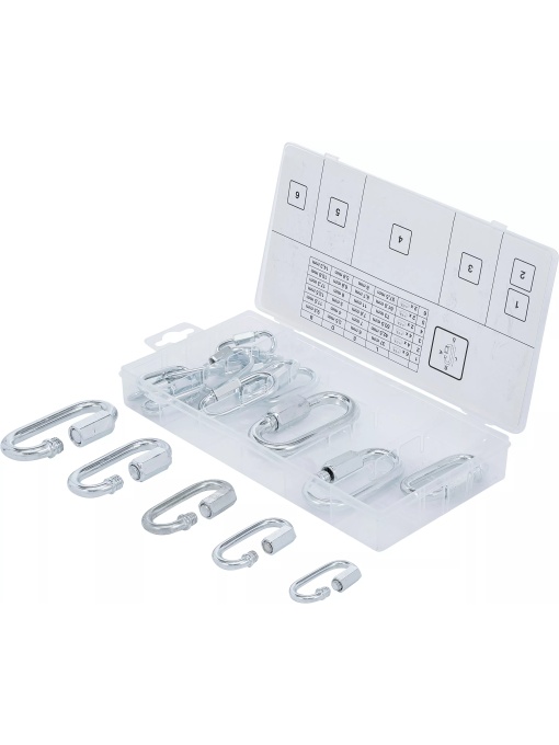 Set carlige lant, cu piulita, 20 buc, BGS 8078