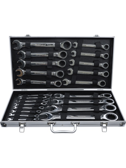 Set chei combinate cu clichet 6 - 32 mm, 22 piese, BGS DIY 30009