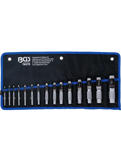 Set preducele cu dimensiuni 2 - 22 mm, 15 piese, B-74570