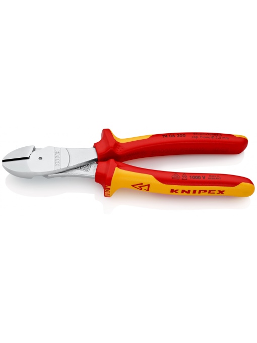 Sfic de forta izolate, manere multicomponent, testate VDE, lungime 200 mm, Knipex 7406200