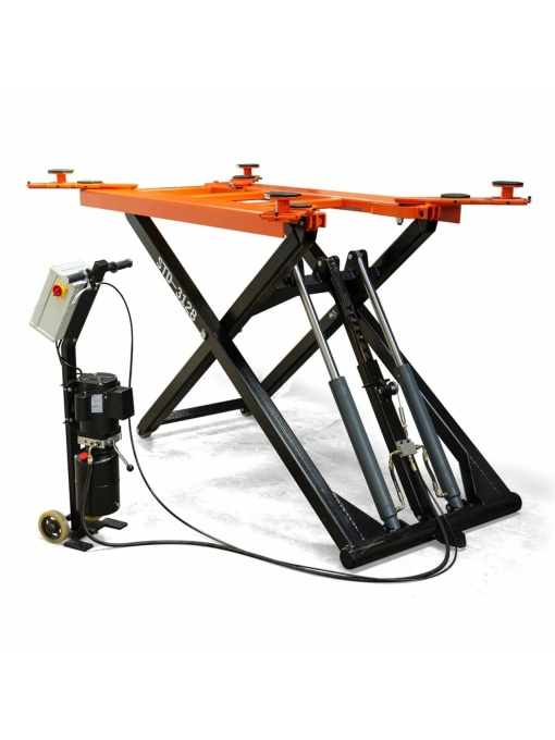 STD-3128 230V Elevator auto foarfeca mobil pentru tinichigerie, 2.8 tone