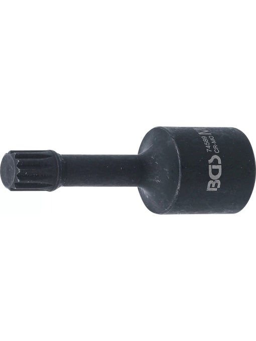 Bit de impact M12 Spline XZN pentru VAG, antrenare 1/2, lungime 72 mm, BGS 74589