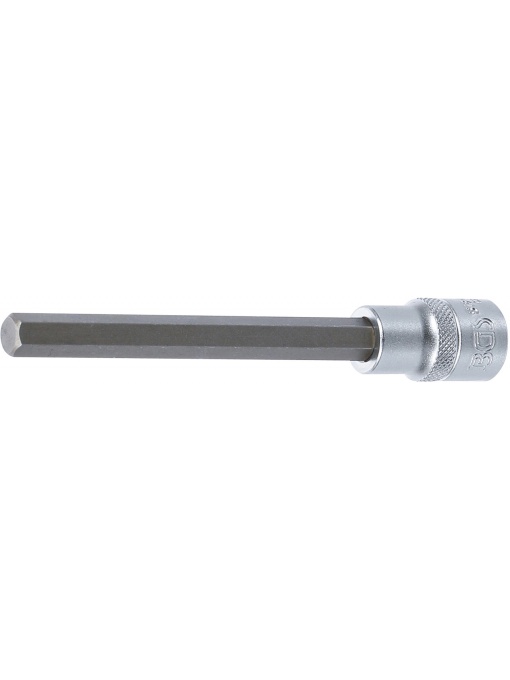 Bit Imbus 10 mm, lungime 140mm, antrenare cu tubulara 1/2", BGS 5184-H10