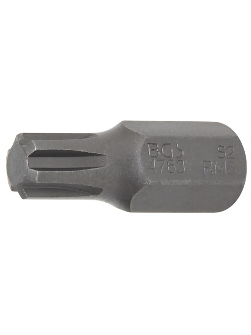 Bit Ribe M8, lungime 30 mm, antrenare 3/8", BGS 4763