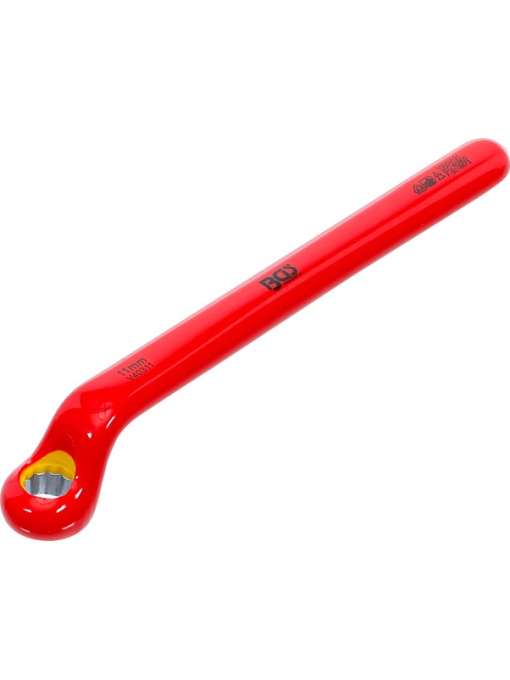 Cheie inelara 11 mm cu un capat cotit adanc, izolatie VDE 1000V, BGS 72011
