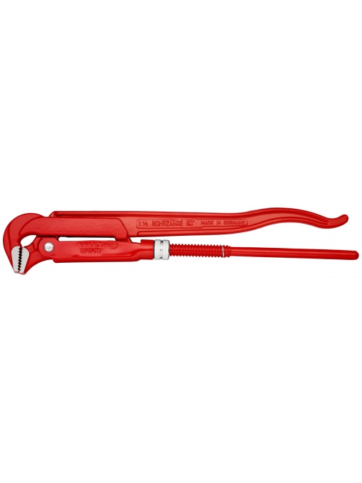 Cleste pentru tevi la 90° vopsit electrostatic in rosu, lungime 420 mm, Knipex 8310015