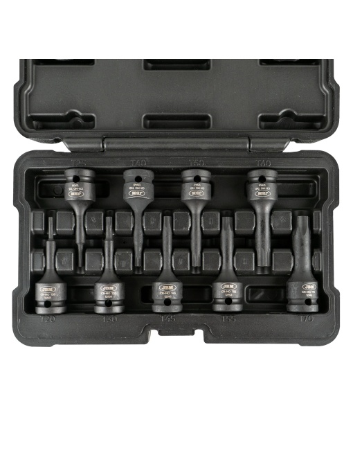 Set 8 imbusuri de impact Torx lungi de 1/2", JBM 52340
