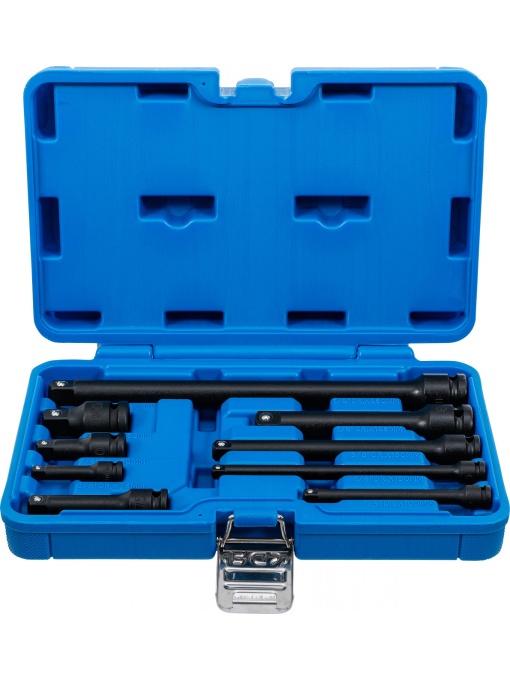 Set prelungitoare de forta 6,3 mm (1/4") 10 mm (3/8") 12,5 mm (1/2") 9 piese, BGS 25145