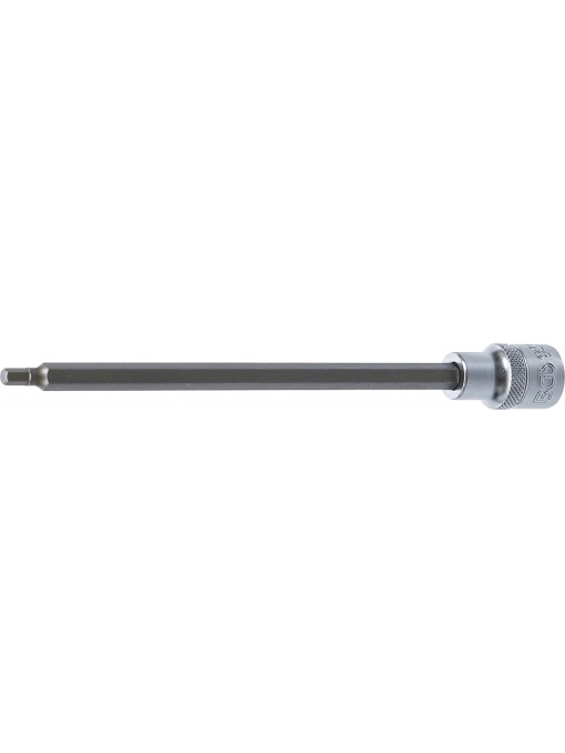 Bit Imbus 5 mm, lungime 200mm, antrenare cu tubulara 1/2", BGS 4275