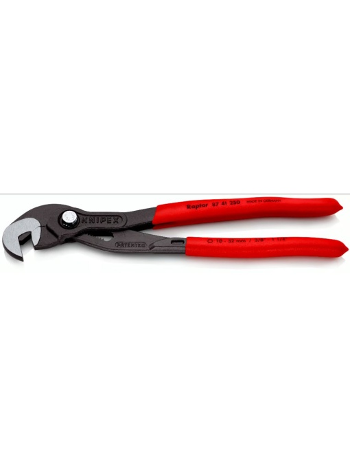Cleste pentru şuruburi şi piuliţe metrice şi imperiale, intre 10 şi 32 mm, lungime 250 mm, Knipex 8741250