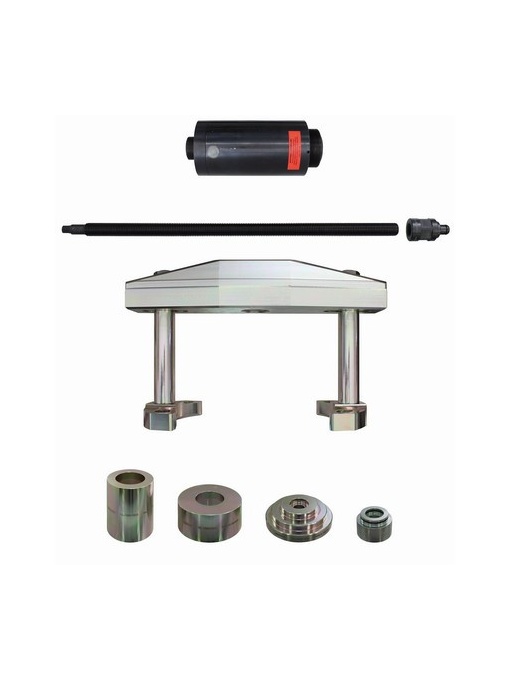 Kit extractor butuc roata cu cilindru hidraulic, HGV, Gedore KL-1005-10
