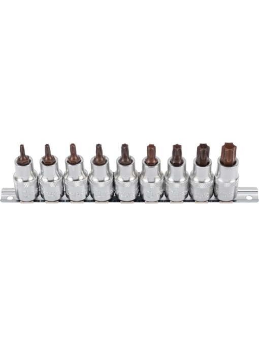 Set biti cu tubulara, xcess performance, act.1/2", TX-Star T20-60, 9 buc, Condor 28003