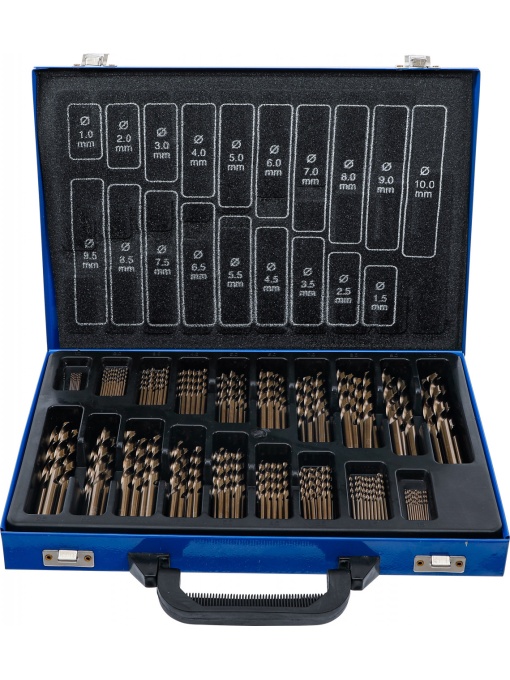 Set burghie,170 piese, HSS, 0.05 cobalt, BGS 2000