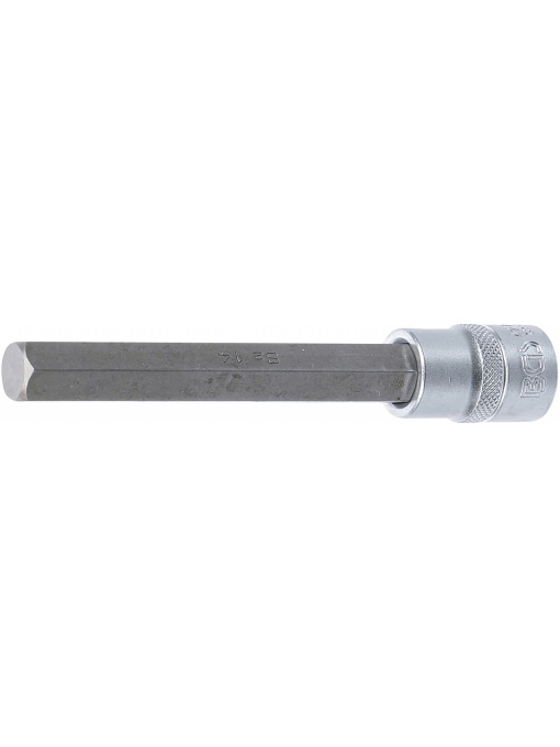 Bit Imbus 14 mm, lungime 140mm, antrenare cu tubulara 1/2", BGS 4274