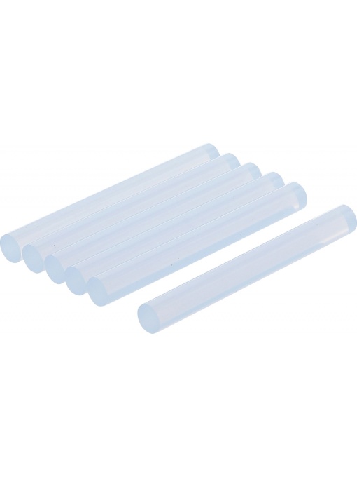Cartuşe adeziv la cald | transparent | Ø 11 mm, 100 mm | 6 piese, BGS DIY 8051