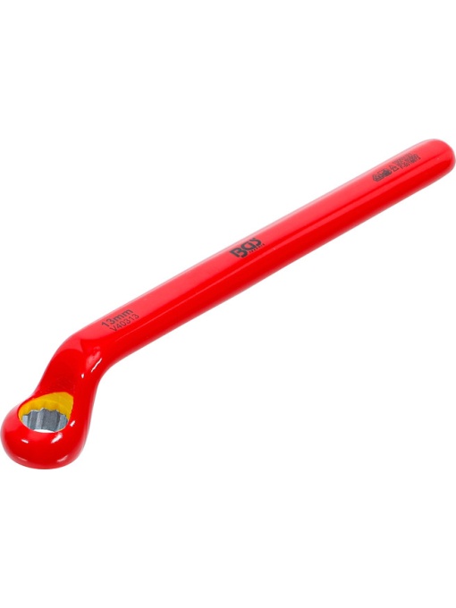 Cheie inelara 10 mm cu un capat cotit adanc, izolatie VDE 1000V, BGS 72013
