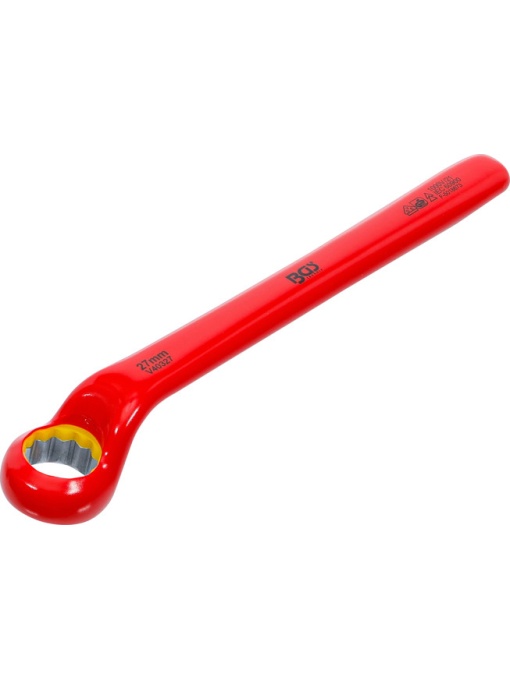 Cheie inelara 27 mm cu un capat cotit adanc, izolatie VDE 1000V, BGS 72027