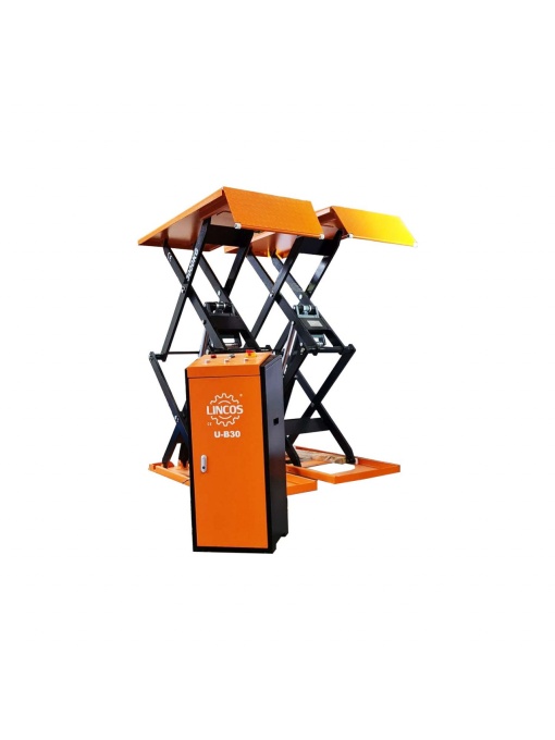 Elevator tip foarfeca cu fixare pe podea, capacitate de ridicare 3 tone, Lincos U-B30 400V