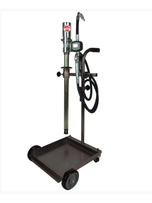 Kit carucior si pompa pneumatica pentru ulei 3:1, pentru butoi 50/60 kg, Apac 1761