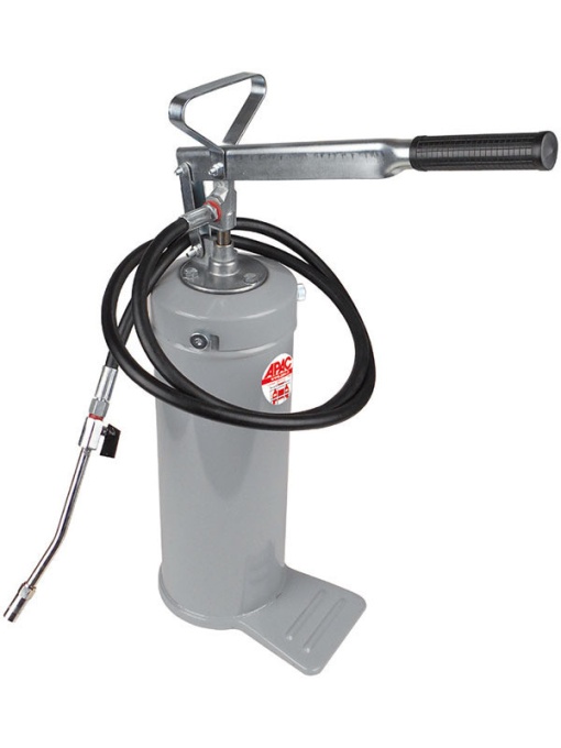 Pompa de gresat cu actionare manuala pentru vaselina vrac, lungime furtun de gresat 1.5m, capacitate 8Kg, greutate instalatie 4Kg, Apac 1797B