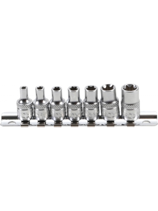 Set chei tubulare Profil E 6,3 mm (1/4") E4 - E11, 7 piese, BGS 6402
