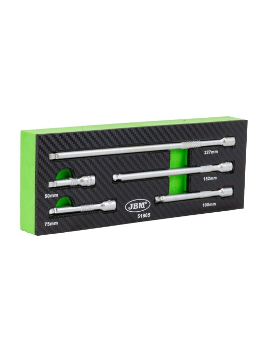 Set de prelungitoare 1/4" cu cap semirotund, JBM 51805