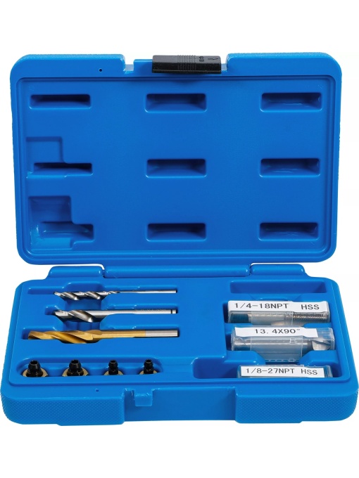 Set pentru reparatii filete pentru aerisitoare de frana 1/4" & 1/8" NPT, BGS 9346