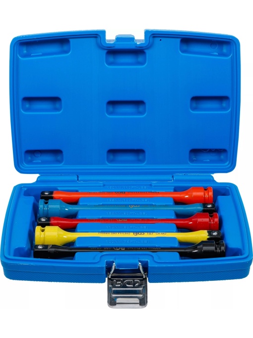 Set prelungitoare pentru prezoane de roti cu limitare la strangere, 100-150Nm, 5 piese, BGS 185