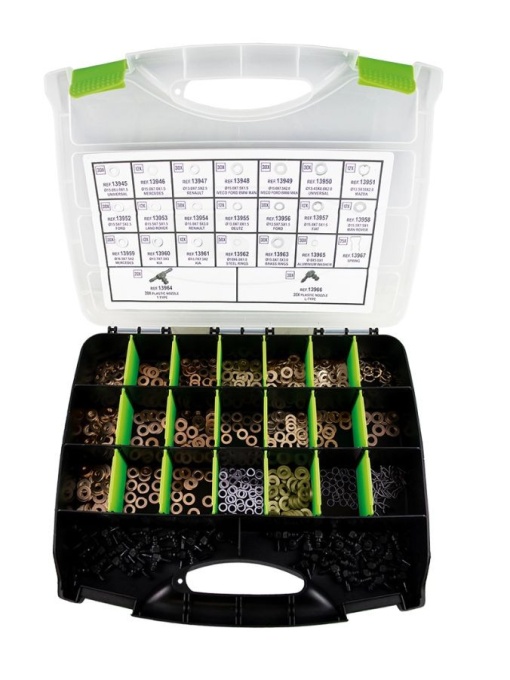 Trusa de şaibe de cupru pentru injectoare 551 pcs JBM 53464