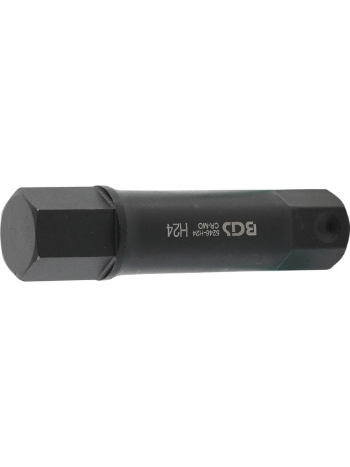 Bit de impact Imbus 24 mm, lungime 100mm, antrenare hexagon 22mm, BGS 5246-H24