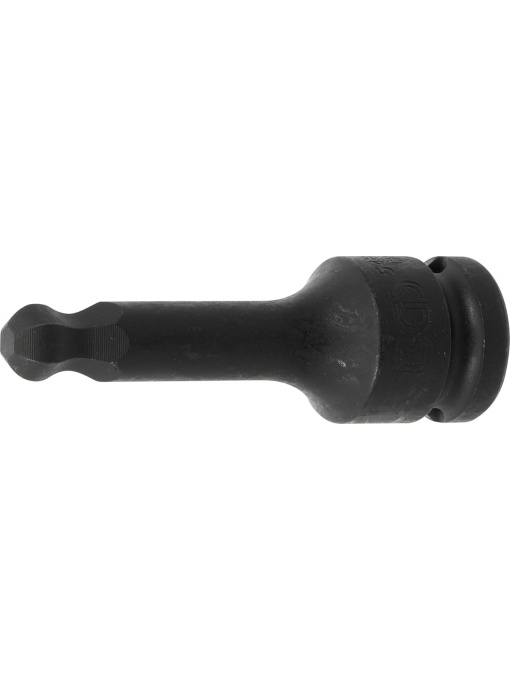 Bit de impact Inbus cu cap sferic 10 mm, lungime 75 mm, antrenare 1/2", BGS 5488-10