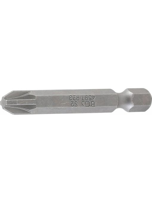 Bit Pozidrive PZ3, lungime 50 mm, antrenare 6,3 mm (1/4"), BGS 4597