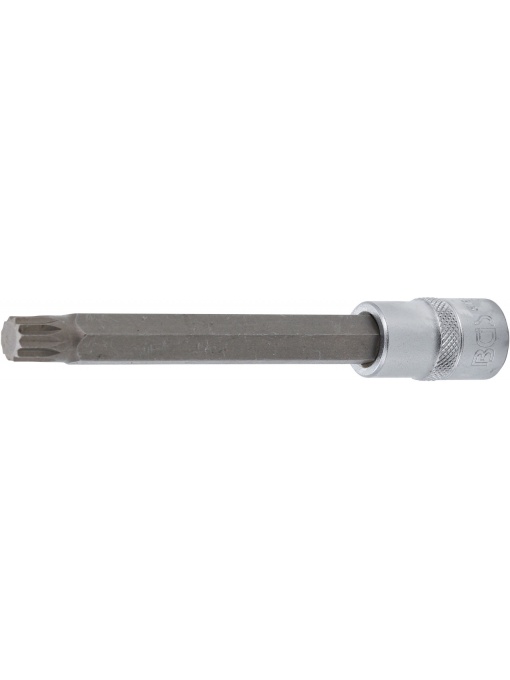 Bit Spline (XZN) M12, lungime 140mm, antrenare cu tubulara 1/2", BGS 5184-M12