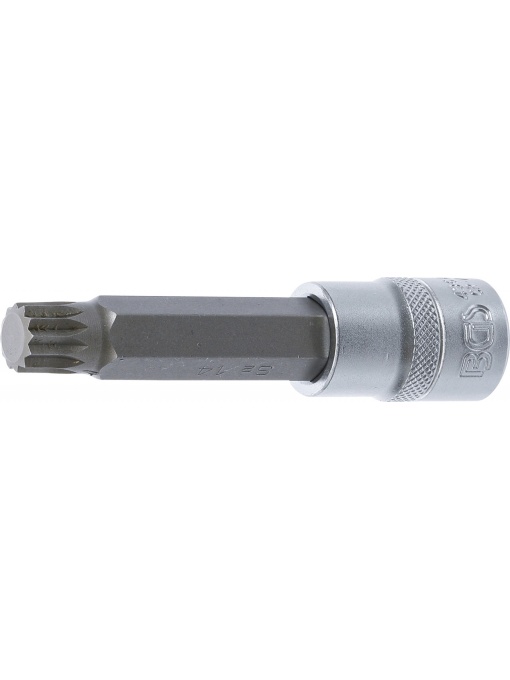 Bit Spline (XZN) M14, lungime 100mm, antrenare cu tubulara 1/2", BGS 4364