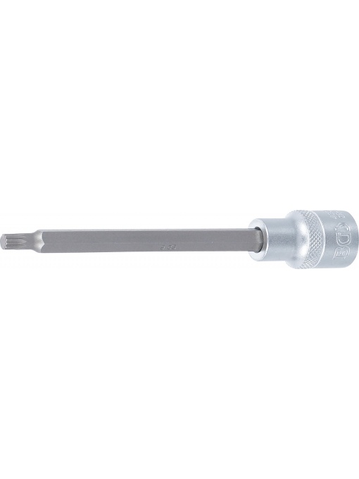 Bit Spline (XZN) M6, lungime 140mm, antrenare cu tubulara 1/2", BGS 4331