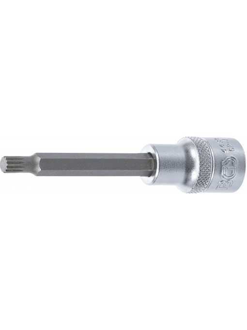 Bit Spline (XZN) M7, lungime 100mm, antrenare cu tubulara 1/2", BGS 4432