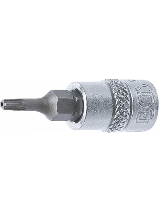 Bit Torx Plus TS10 cu gaura, antrenare cu tubulara 1/4", BGS 5184-TS10