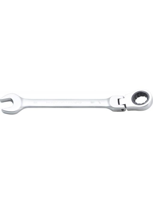 Cheie combinata cu clichet 18 mm articulata, BGS 6718
