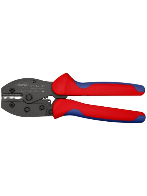 PreciForce® Cleste de sertizat 0,5 – 6,0 mm², manşoane multicomponent, lungime 220 mm, Knipex 975237