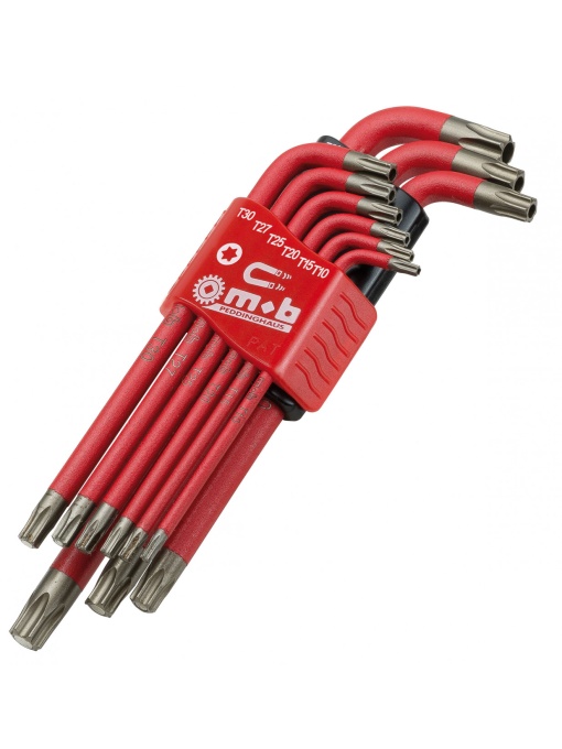 Set 9 chei pentru locas Torx (cu magnet) si Tamper Torx 9064-TM, Mob&Ius 9064020101