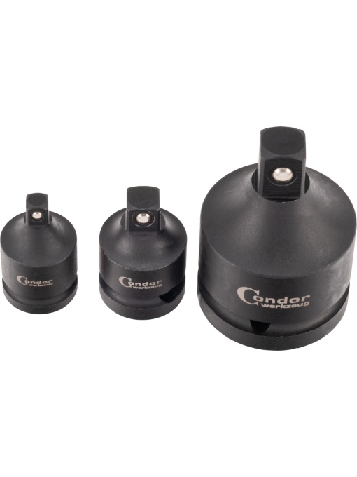 Set adaptoare, 3 piese, unitate 1/4-3/4", CrMo, Condor 20600