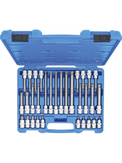 Set biţi 12,5 mm (1/2") Profil TP (pentru Torx Plus) TP20 - TP70, 32 piese, BGS 5190
