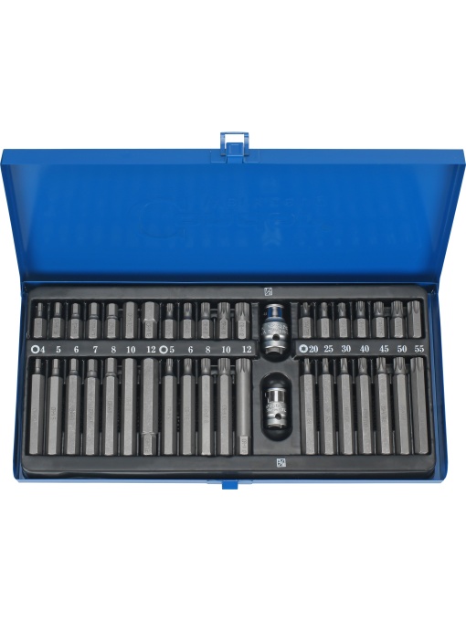 Set biti combinati, hex,spline, torx, act. 3/8"+1/2", 40 buc, Condor 210-4