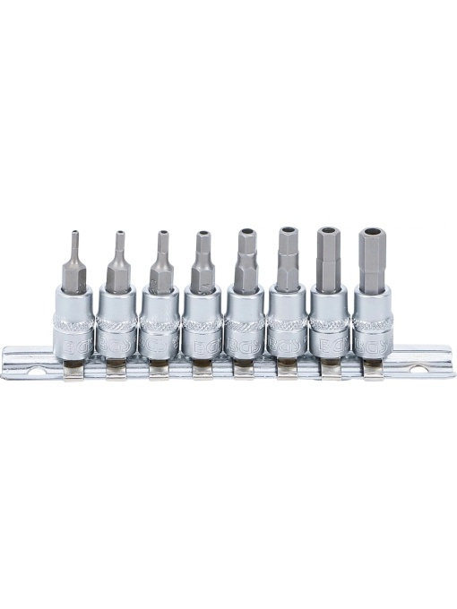 Set biti Inbus cu gaura 2 - 7 mm, antrenare 6,3 mm (1/4") , 8 piese, BGS 5156